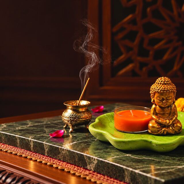 Golden Buddha Tray