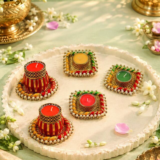 Kundan Square Set