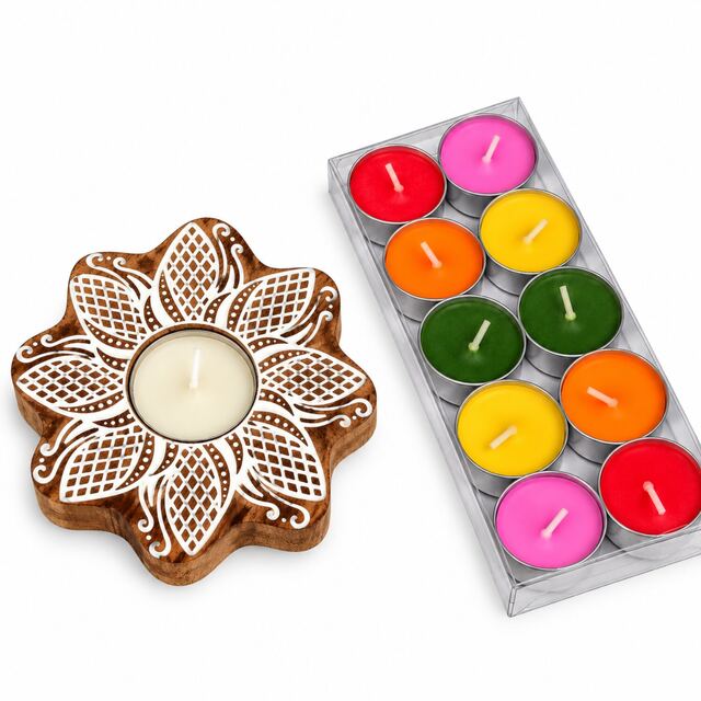 Sunflower Jaal Tea Light Holder